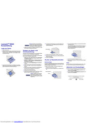 Lexmark W820 Kurzanleitung