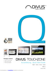 Divus Touchzone TZ10 Kurzanleitung