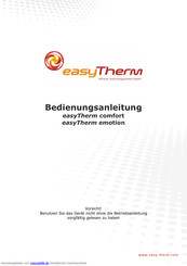 easyTherm comfort1500 Bedienungsanleitung