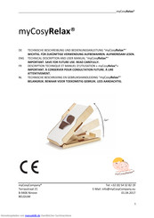 myCosyCompany myCosyRelax Technische Beschreibung Und Bedienungsanleitung