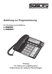 Sybility L-PHONE II-f Anleitung Zur Programmierung