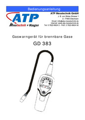 ATP Messtechnik GD 383 Bedienungsanleitung