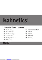 Kahnetics KDS808 Betriebsanleitung