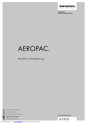 Siegenia AEROPAC Originalbetriebsanleitung