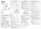 Panasonic WV-SFR531 Installationshandbuch