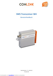 ComLink SMS Transceiver W4 Benutzerhandbuch