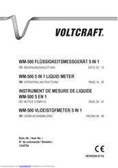 VOLTCRAFT WM-500 Bedienungsanleitung