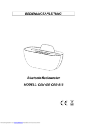 Denver CRB-818 Bedienungsanleitung