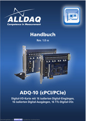 alldaq ADQ-10 Series Handbuch