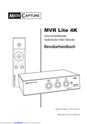 Medi Capture MVR Lite 4K Benutzerhandbuch