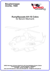vario helicopter AH-1S Cobra Montageanleitung