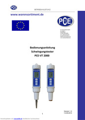 Pce Instruments PCE-VT 2000 Bedienungsanleitung