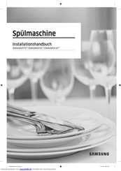 Samsung DW60M9970** Serie Installationshandbuch