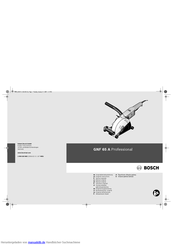 Bosch GNF 65 A Professional Originalbetriebsanleitung