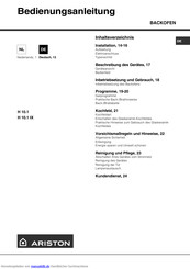 Ariston H 10.1 Bedienungsanleitung