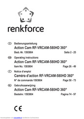 Renkforce RF-VRCAM-580HD 360 Bedienungsanleitung