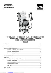 GYS SPEEDLINER COMBI 230 PRO Betriebsanleitung