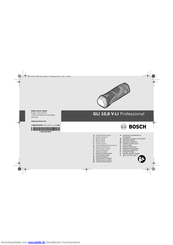 Bosch GLI 10,8 V-LI Professional Originalbetriebsanleitung