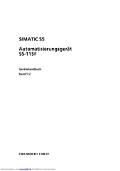 Siemens S5-115F Gerätehandbuch