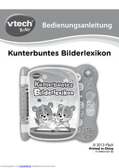 VTech baby Kunterbuntes Bilderlexikon Bedienungsanleitung