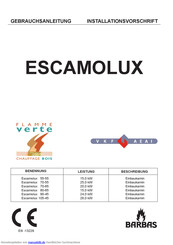 barbas Escamolux 55-55 Gebrauchsanleitung