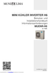 mundoclima MUENR-07-H6 Benutzer- Und Installationshandbuch Informationsanforderungen