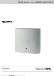 QUNDiS Q node 5 RNN5 Bedienungs- Und Installationsanleitung
