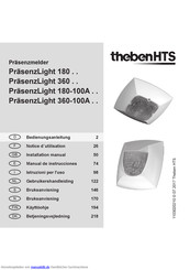ThebenHTS PräsenzLight 360-100A BK Bedienungsanleitung
