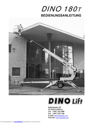 Dino 180T Bedienungsanleitung