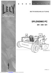 LELY SPLENDIMO 281 PC Betriebsanleitung