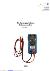 Pce Instruments PCE-LT1 Bedienungsanleitung