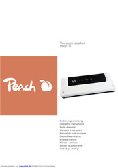 Peach PH310 Bedienungsanleitung