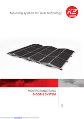 K2 Systems D-Dome Montageanleitung