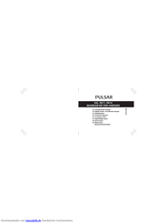 Pulsar NX14 Bedienungsanleitung