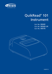 Orion QuikRead 101 Handbuch