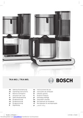 Bosch TKA 865 Serie Gebrauchsanweisung