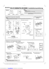 Kyocera FS-9130DN Installationsanleitung