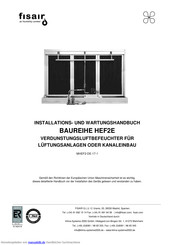fisair MHEF2-DE-17-1 Installations- Und Wartungshandbuch