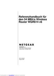 NETGEAR WGR614 v6 Referenzhandbuch