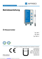 afriso OM 5+1 Betriebsanleitung