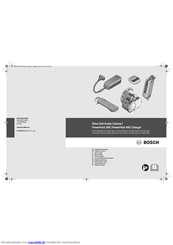 Bosch Intuvia PowerPack 300 0 275 007 504 Originalbetriebsanleitung