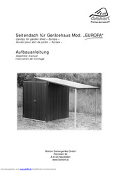 biohort Europa Aufbauanleitung