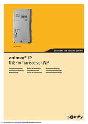 SOMFY animeo IP USB-io Transceiver WM Gebrauchsanweisung