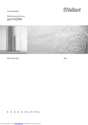 Vaillant geoTHERM VWL 9C/91 Bedienungsanleitung