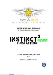 ICARO paragliders INSTINCT 2 ACRO Betriebsanleitung