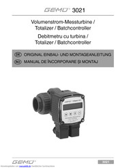 Gemu 3021 Einbau- Und Montageanleitung