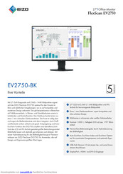 Eizo FlexScan EV2750-BK Bedienungsanleitung