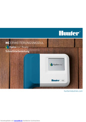 Hunter HC Schnellstartanleitung