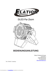 Elation Professional DLED Par Zoom Bedienungsanleitung