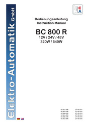 Elektro-Automatik BC 812-20R Bedienungsanleitung